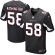 Men Nike Arizona Cardinals &58 Daryl Washington Elite Black Alternate NFL Jersey