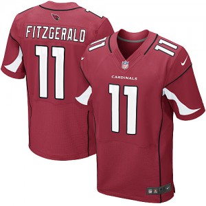 Hommes Nike Arizona Cardinals # 11 Larry Fitzgerald élite rouge équipe NFL Maillot Magasin de couleur Hommes Nike Arizona Cardinals # 11 Larry Fitzgerald élite rouge équipe NFL Maillot Magasin de couleur