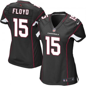 Femmes Nike Arizona Cardinals # 15 Michael Floyd Élite noir alternent NFL Maillot Magasin