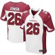 Men Nike Arizona Cardinals &26 Rashad Johnson Elite White NFL Jersey