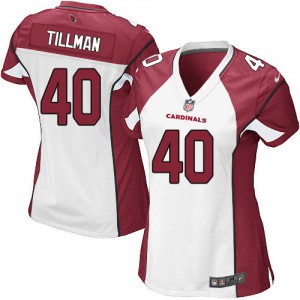 Femmes Nike Arizona Cardinals # 40 Pat Tillman Élite blanc NFL Maillot Magasin