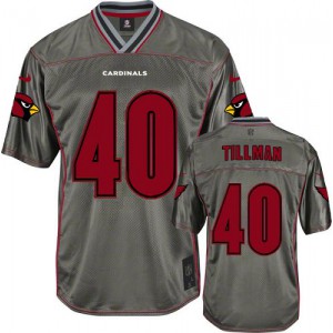 Hommes Nike Arizona Cardinals # 40 Pat Tillman Élite gris Vapor NFL Maillot Magasin