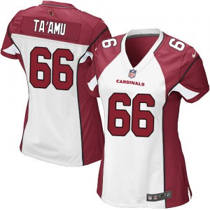 Femmes Nike Cardinals de l'Arizona # 66 Alameda AMU Élite blanc NFL Maillot Magasin