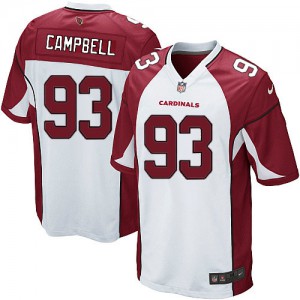 Jeunesse Nike Cardinals de l'Arizona # 93 Calais Campbell Élite blanc NFL Maillot Magasin