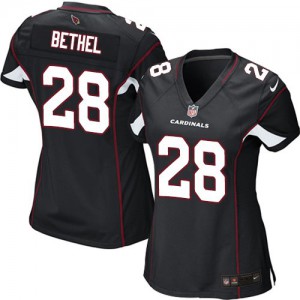 Femmes Nike Cardinals de l'Arizona # 28 Justin Bethel Élite noire remplaçant NFL Maillot Magasin Femmes Nike Cardinals de l'Arizona # 28 Justin Bethel Élite noire remplaçant NFL Maillot Magasin