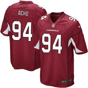 Couleur NFL maillot de l'équipe jeunesse Nike Cardinals de l'Arizona # 94 Sam Acho Élite rouge