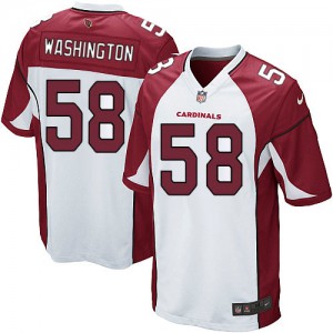 Jeunesse Nike Cardinals de l'Arizona # 58 Daryl Washington Élite blanc NFL Maillot Magasin