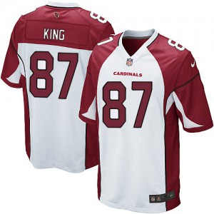 Jeunesse Nike Cardinals de l'Arizona # 87 Jeff King Élite blanc NFL Maillot Magasin