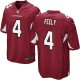 Youth Nike Arizona Cardinals &4 Jay Feely Elite Red Team Color NFL Jersey