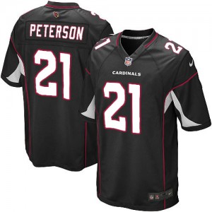 Jeunesse Nike Cardinals de l'Arizona # 21 Patrick Peterson Élite noire remplaçant NFL Maillot Magasin