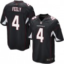 Youth Nike Arizona Cardinals &4 Jay Feely Elite Black Alternate NFL Jersey