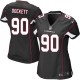 Women Nike Arizona Cardinals &90 Darnell Dockett Elite Black Alternate NFL Jersey