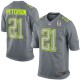 Men Nike Arizona Cardinals &21 Patrick Peterson Elite Grey 2014 Pro Bowl NFL Jersey