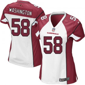 Femmes Nike Arizona Cardinals # 58 Daryl Washington Élite blanc NFL Maillot Magasin