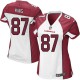 Women Nike Arizona Cardinals &87 Jeff King Elite White NFL Jersey