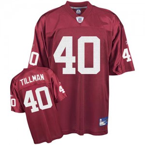 Cardinals de l'Arizona Reebok # 40 Pat Tillman Rouge équipe Replica Throwback NFL Maillot Magasin de couleur Cardinals de l'Arizona Reebok # 40 Pat Tillman Rouge équipe Replica Throwback NFL Maillot Magasin de couleur