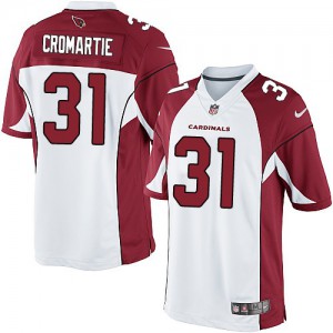 Jeunesse Nike Cardinals de l'Arizona # 31 Antonio Cromartie Élite blanc NFL Maillot Magasin