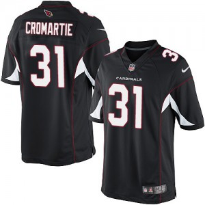 Jeunesse Nike Cardinals de l'Arizona # 31 Antonio Cromartie Élite noir alternent NFL Maillot Magasin Jeunesse Nike Cardinals de l'Arizona # 31 Antonio Cromartie Élite noir alternent NFL Maillot Magasin