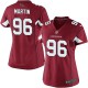 Women Nike Arizona Cardinals &96 Kareem Martin Elite Red Team Color NFL Jersey