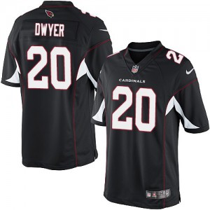 Jeunesse Nike Cardinals de l'Arizona # 20 Jonathan Dwyer Élite noir alternent NFL Maillot Magasin