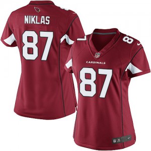 Femmes Nike Cardinals de l'Arizona # 87 Troy Niklas Élite rouge couleur NFL maillot de Team