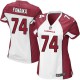 Women Nike Arizona Cardinals &74 Paul Fanaika Elite White NFL Jersey