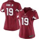 Women Nike Arizona Cardinals &19 Ted Ginn Jr Elite Red Team Color NFL Jersey