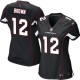 Women Nike Arizona Cardinals &12 John Brown Elite Black Alternate NFL Jersey