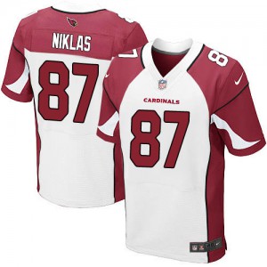 Hommes Nike Arizona Cardinals # 87 Niklas Troy Élite blanc NFL Maillot Magasin