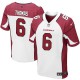 Men Nike Arizona Cardinals &6 Logan Thomas Elite White NFL Jersey