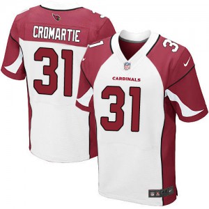 Hommes Nike Arizona Cardinals # 31 Antonio Cromartie Élite blanc NFL Maillot Magasin