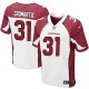 Men Nike Arizona Cardinals &31 Antonio Cromartie Elite White NFL Jersey