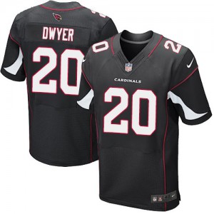 Hommes Nike Arizona Cardinals # 20 Jonathan Dwyer Élite noir alternent NFL Maillot Magasin