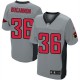 Men Nike Arizona Cardinals &36 Deone Bucannon Elite Grey Shadow NFL Jersey
