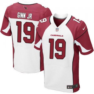 Hommes Nike Arizona Cardinals # 19 Ted Ginn Jr Élite blanc NFL Maillot Magasin