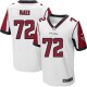 Men Nike Atlanta Falcons &72 Sam Baker Elite White NFL Jersey