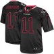 Hommes Nike Atlanta Falcons # 11 Julio Jones élite Lights Out noir NFL Maillot Magasin