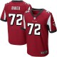 Men Nike Atlanta Falcons &72 Sam Baker Elite Red Team Color NFL Jersey