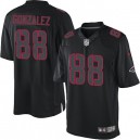 Men Nike Atlanta Falcons &88 Tony Gonzalez Elite Black Impact NFL Jersey