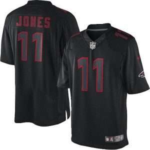 Hommes Nike Atlanta Falcons # 11 Julio Jones élite noir incidence NFL Maillot Magasin