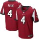 Men Nike Atlanta Falcons &4 Brett Favre Elite Red Team Color NFL Jersey