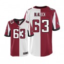 Men Nike Atlanta Falcons &63 Justin Blalock Elite Team/Road Two Tone NFL Jersey