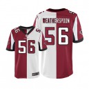 Men Nike Atlanta Falcons &56 Sean Weatherspoon Elite Team/Road Two Tone NFL Jersey