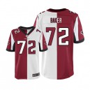 Men Nike Atlanta Falcons &72 Sam Baker Elite Team/Road Two Tone NFL Jersey