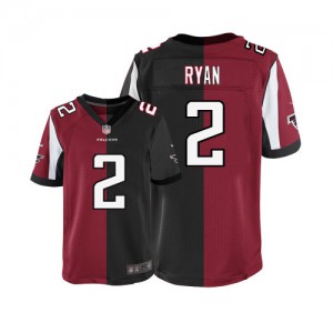 Hommes Nike Atlanta Falcons # 2 Matt Ryan Élite Team/remplaçant deux tonnes NFL Maillot Magasin