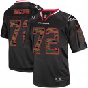 Men Nike Atlanta Falcons &72 Sam Baker Elite Black Camo Fashion NFL Jersey