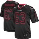 Men Nike Atlanta Falcons &63 Justin Blalock Elite Lights Out Black NFL Jersey