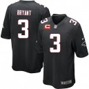 Youth Nike Atlanta Falcons &3 Matt Bryant Elite Black Alternate C Patch NFL Jersey
