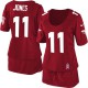 Women Nike Atlanta Falcons &11 Julio Jones Elite Red Breast Cancer Awareness NFL Jersey