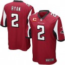 Youth Nike Atlanta Falcons &2 Matt Ryan Elite Red Team Color C Patch NFL Jersey